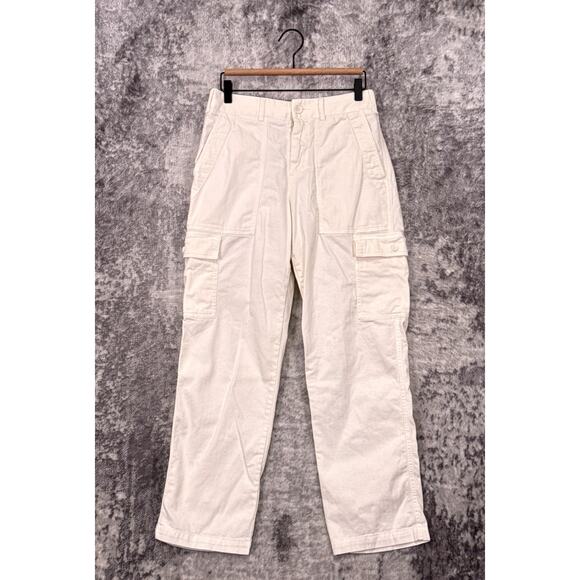 James Perse Pants 1 / US Small Womens Herringbone Utility Relaxed Oversized Fit - Picture 1 of 7